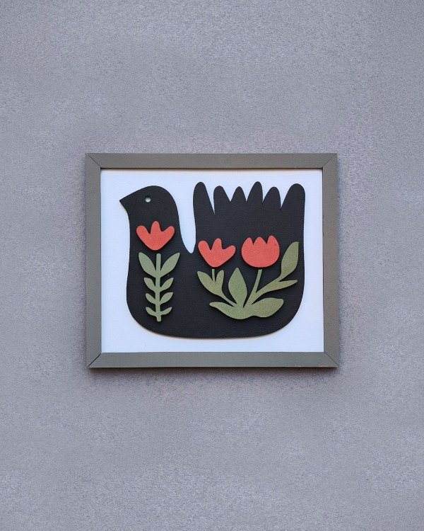 Producto - Pajarito floral 2