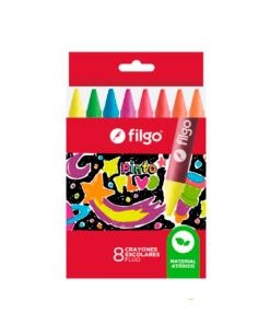 Producto - Crayones filgo fluo por 8 unidades