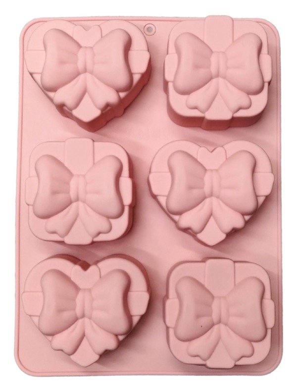 Producto - MOLDE SILICONA x6 FIGURAS C/MOÑO