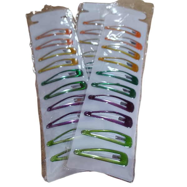 Producto - Hebillas De Pelo Tic Tac Brillantes Niña Mujer Pack X 10 unidades - 1