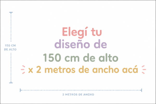 Producto - Telón a elección tamaño 1.5 mt por 2mt