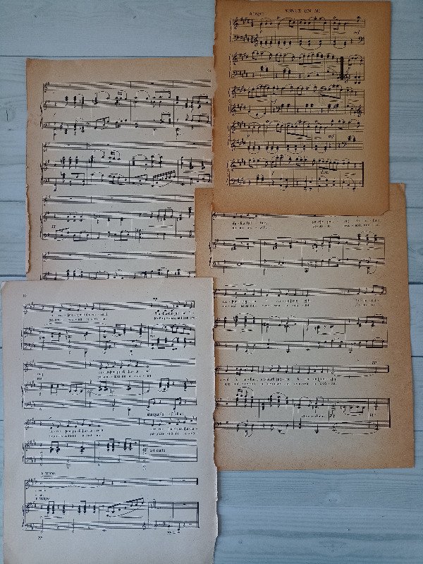 Producto - Partituras antiguas (5, 10 o 20 unidades)