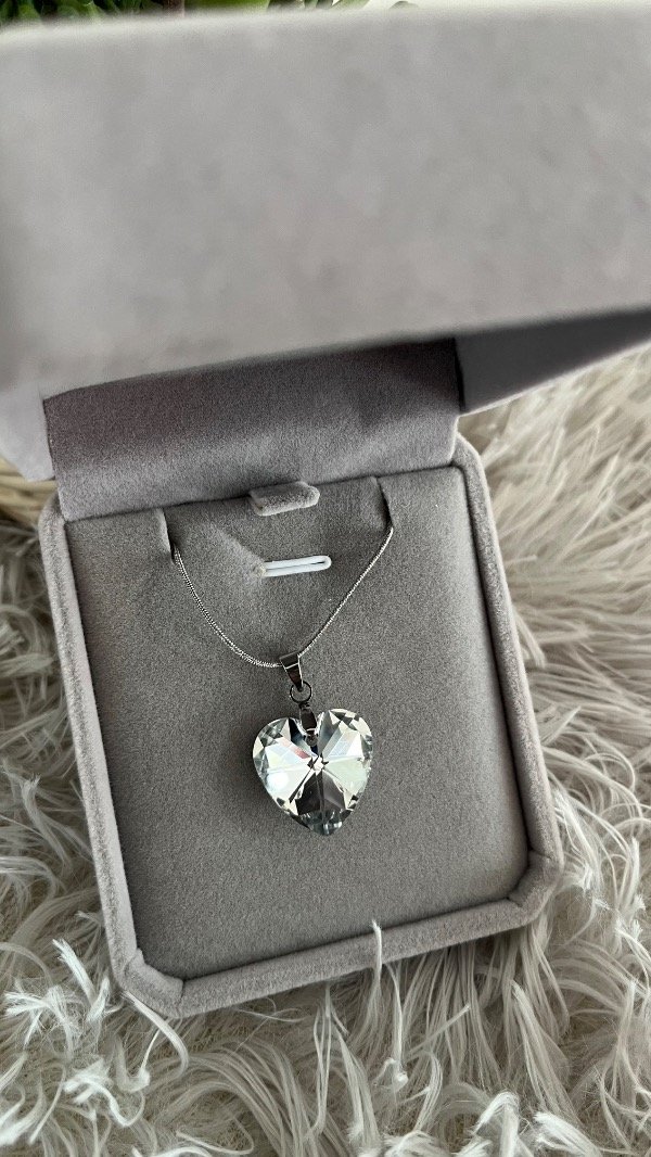 Producto - Collar corazón cristal - 0