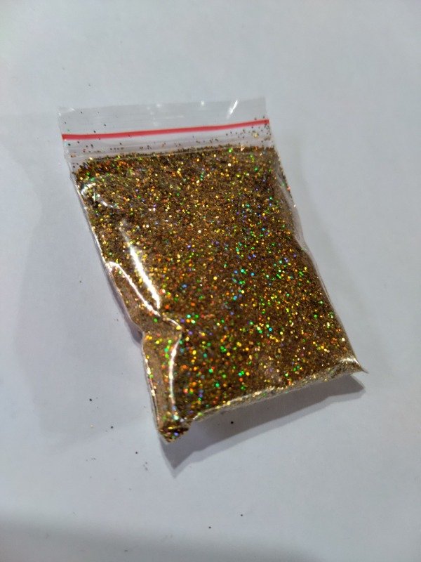 Producto - Bolsita Glitter dorado 002