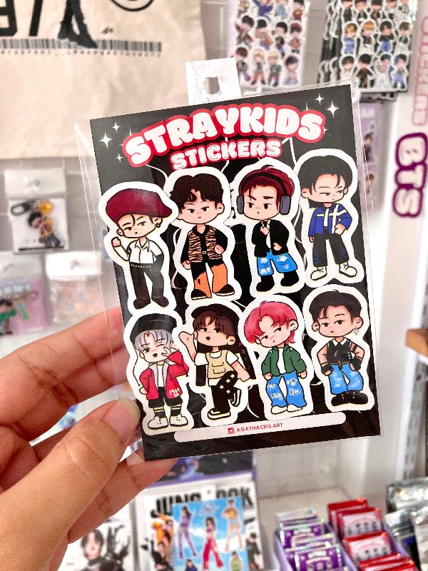 Producto - Plancha de Stickers STRAY KIDS