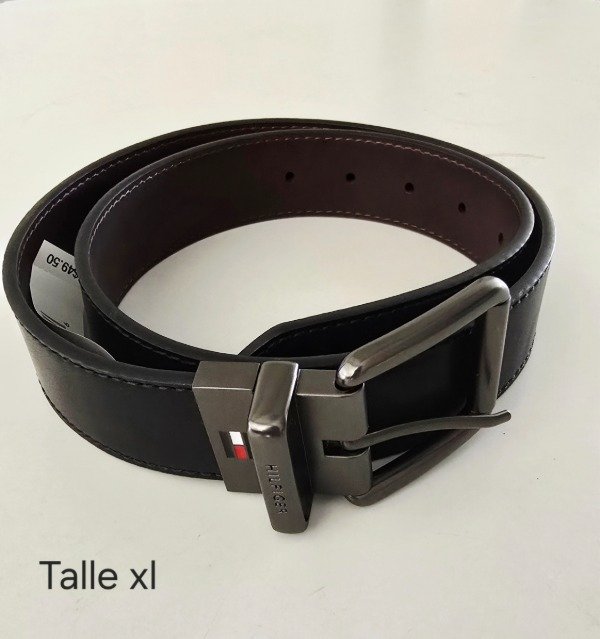 Producto - Cinto hombre Tommy talle xl reversible marron /negro