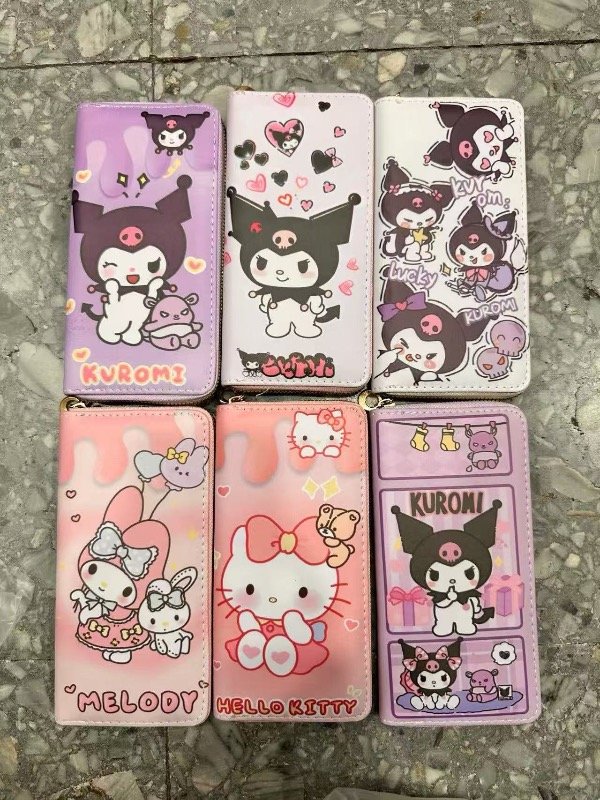 Producto - Billetera larga kuromi con cierre