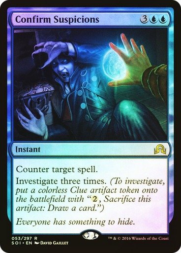 Producto - Confirm Suspicions Foil  Shadows over Innistrad