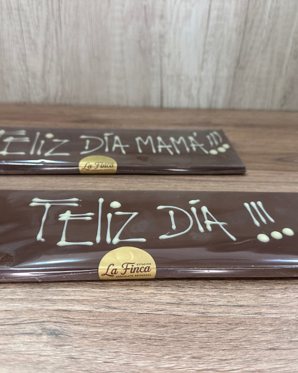 Producto - Barra de chocolate con frase La Finca