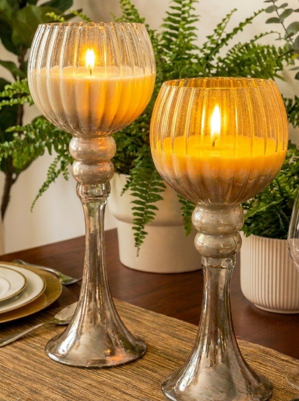 Producto - Candelabro Porta Vela Flower