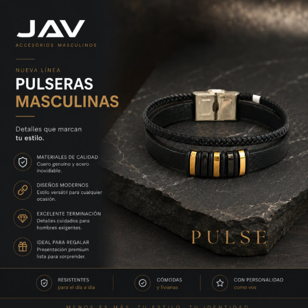 Producto - Pulsera Masculina JAV Pulse