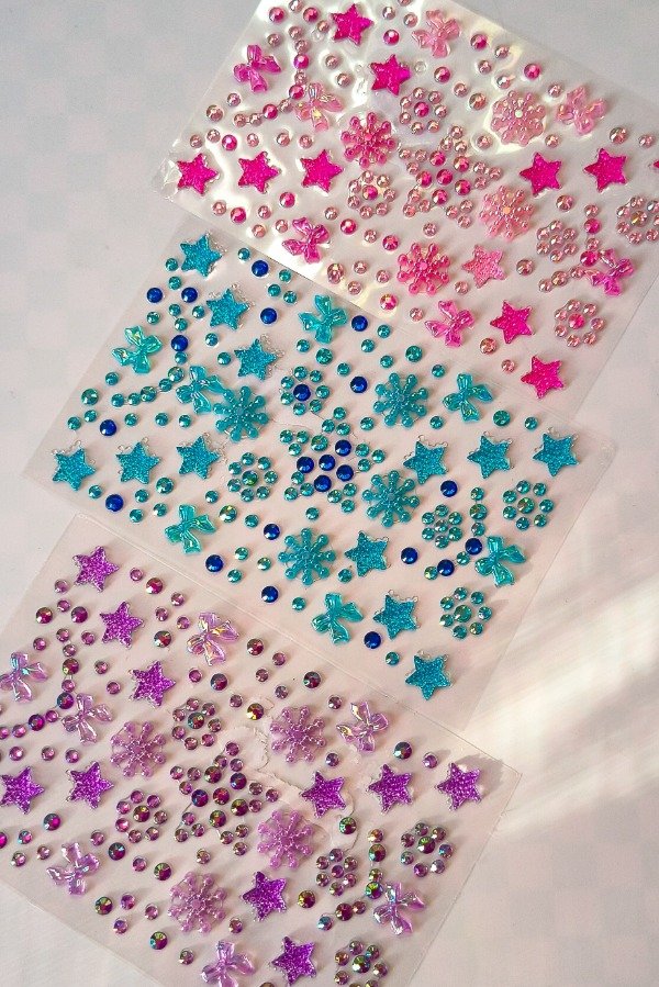Producto - Strass Mix Moños, Copos de Nieve y Estrellas