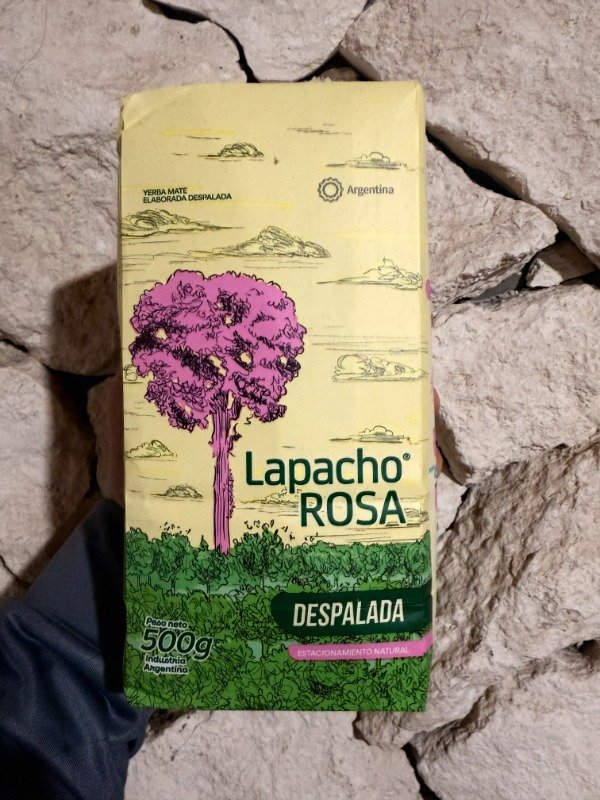 Producto - Yerba Mate Lapacho Rosa Despalada 500gr