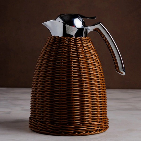 Producto - JARRA TÉRMICA DE RATTAN DARK BROWN 1 L Sku: 006375