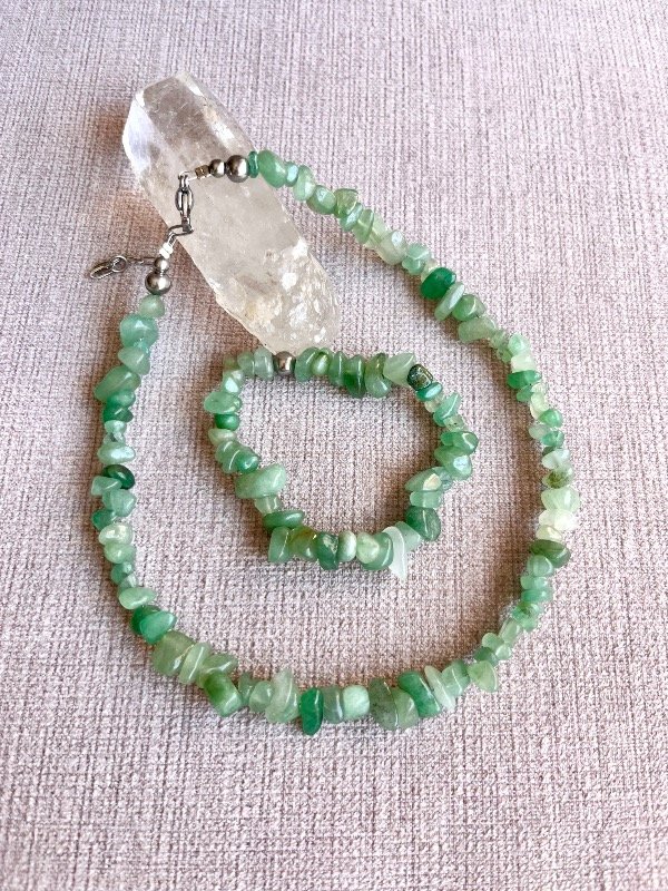 Producto - Choker Escallas Cuarzo Verde