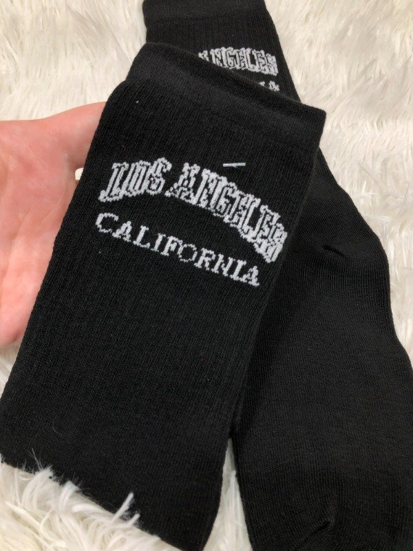 Producto - LOS ANGELES CALIFORNIA FONDO NEGRO premium 3/4 adulto