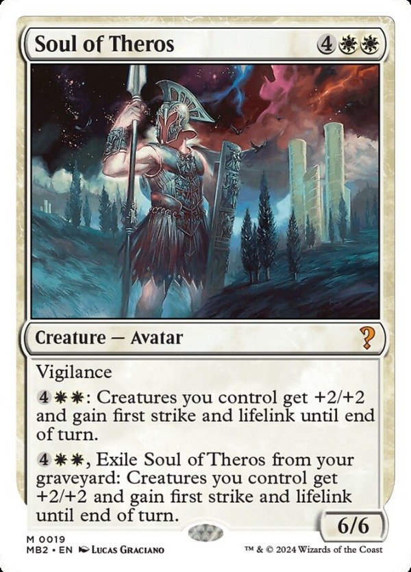 Producto - Soul of Theros White-Bordered  Mystery Booster 2