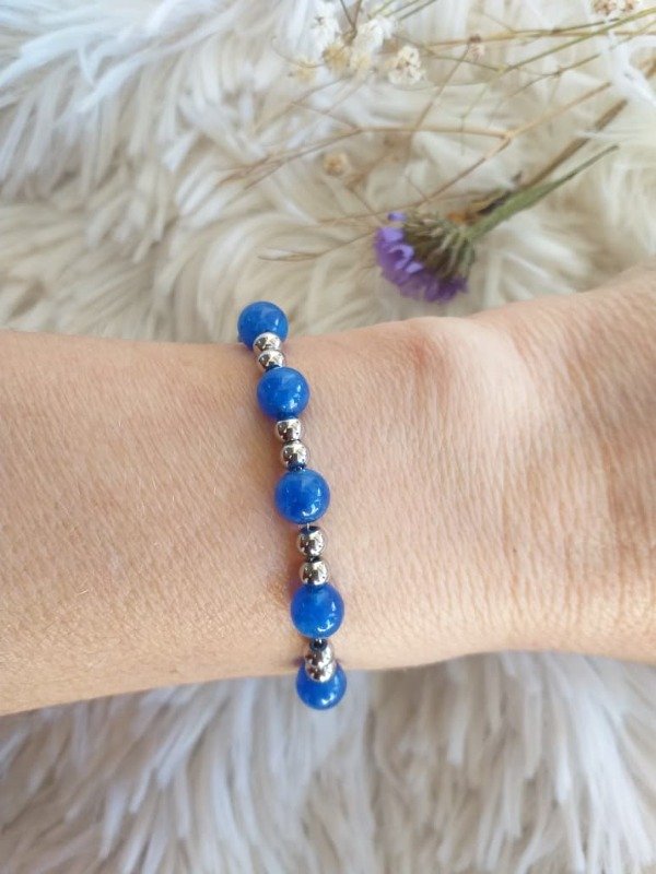 Producto - AQP0154 Pulsera Bolitas Azul