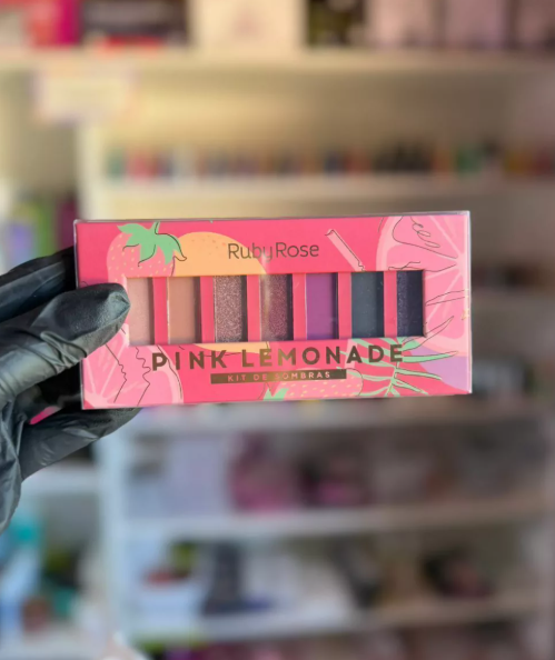 Producto - Sombra Rubyrose matte y satinadas rosa y nude