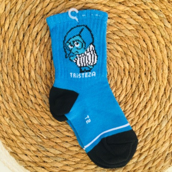 Producto - Media Caña Comic Kids Tristeza (Azul)