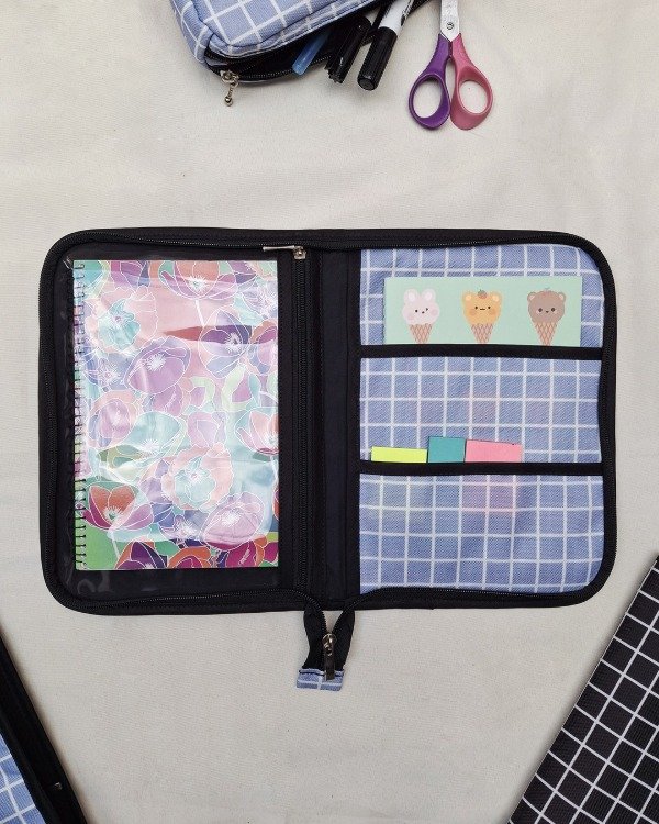 Producto - Organizador A5 Aris (estampado lila)