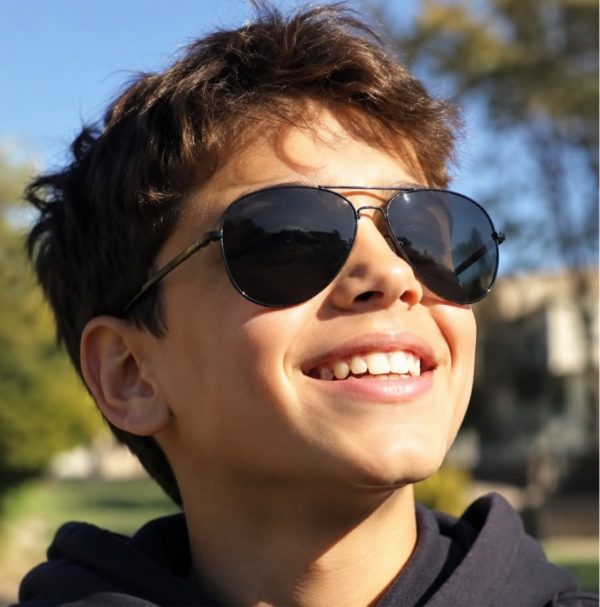 Producto - Lentes de Sol Infantiles Modelo CANCUN NEGRO - 1