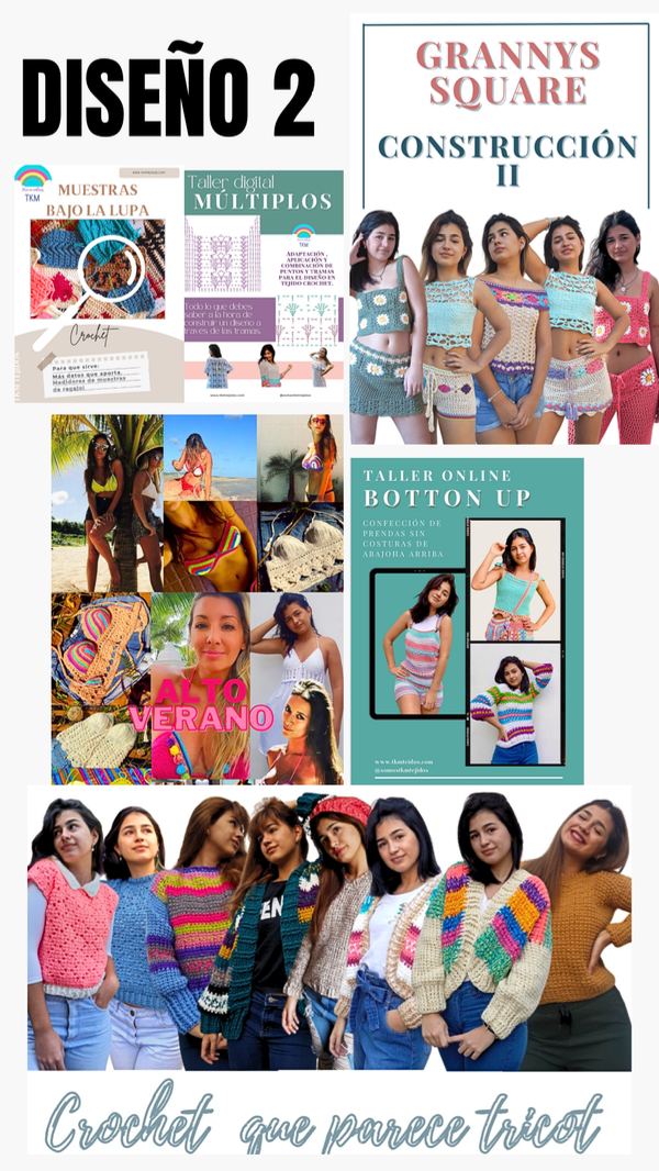 Producto - Curso de diseño en crochet NIVEL 2