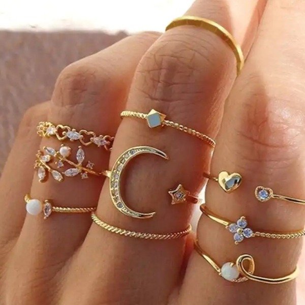 Producto - Set anillos shine