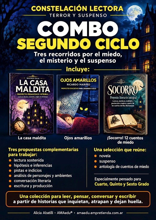 Producto - Combo Segundo Ciclo TERROR Y SUSPENSO (Tres Proyectos) - 4