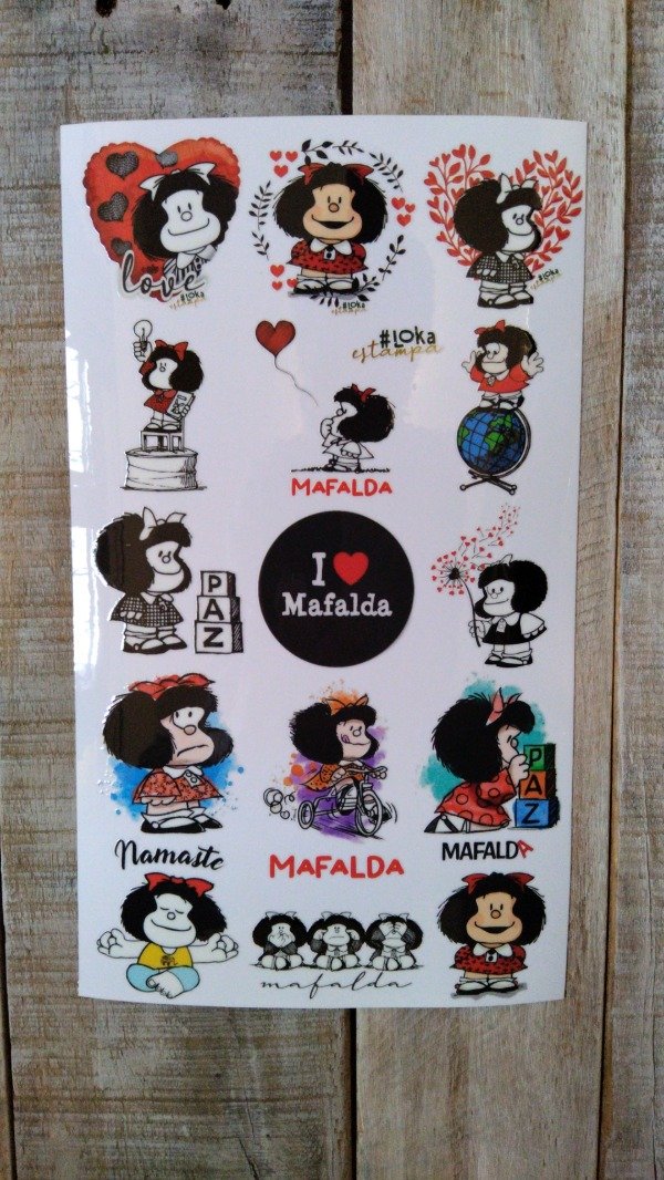 Producto - UV Planchas Mix 16x28cm Mafalda