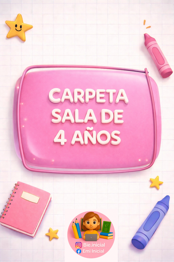 Producto - "CARPETA PARA SALA DE 4 AÑOS"