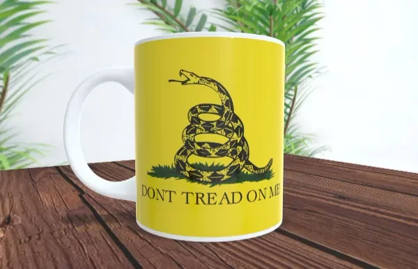 Producto - taza - milei LLA dont tread on me
