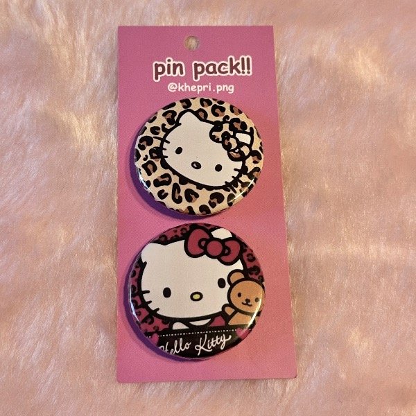 Producto - Pin pack Kitty animal print