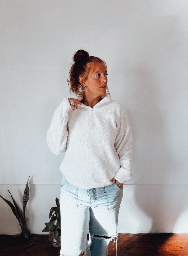 Producto - Buzo corderito blanco