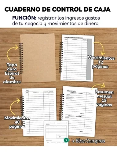 Producto - Kit Emprendedor Completo: Papelería Para Negocios Kraft - 3