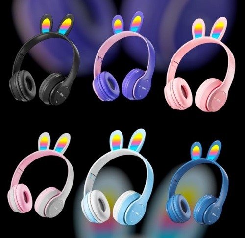 Producto - Auricular Vincha Conejo con Luz (sólo negro)