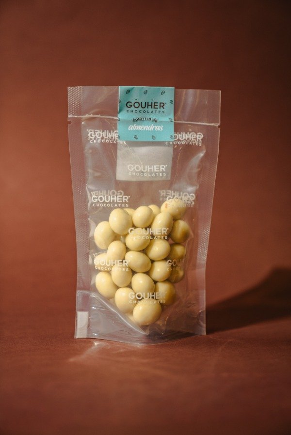 Producto - Almendras bañadas en chocolate blanco x 100g