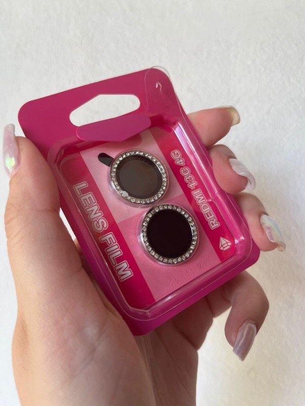 Producto - Xiaomi 13c / Poco c65 protector de camara  straps plateado