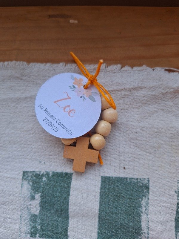 Producto - Pack x 10 denarios madera+tag - 2