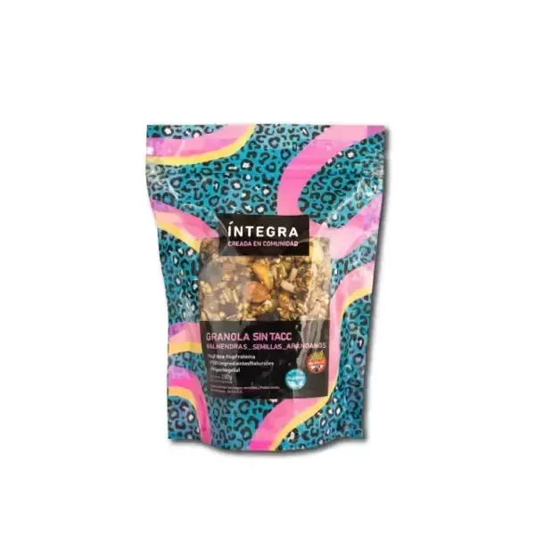Producto - Granola Almendras, Semillas y Arándanos SIN GLUTEN Íntegra 250gr