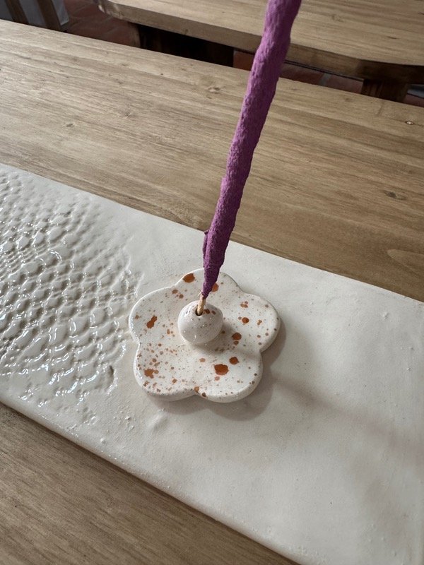 Producto - Porta sahumerio flor