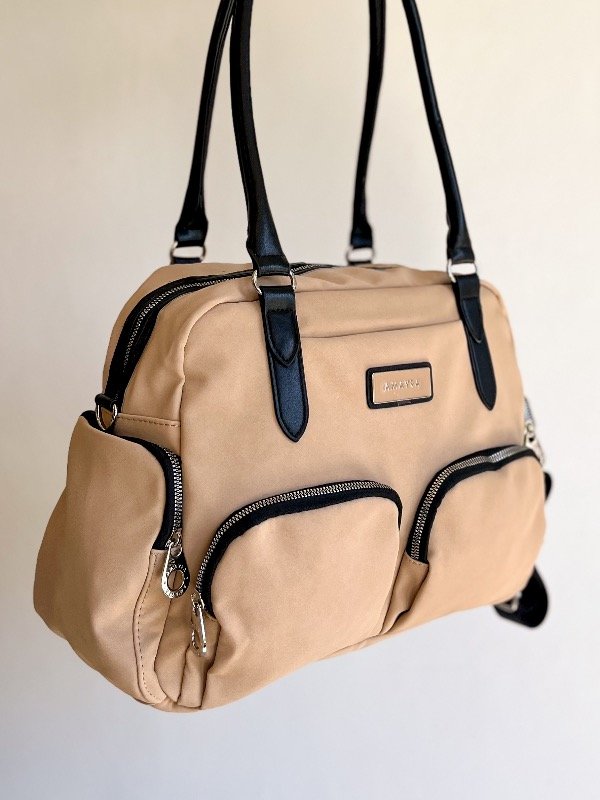 Producto - Bolso Amayra Beige-Negro