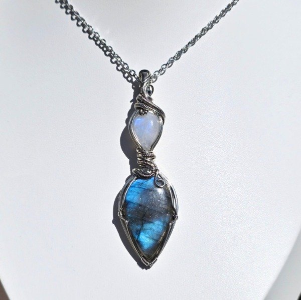 Producto - COLECCIÓN UNIÓN PIEDRA LUNA Y LABRADORITA - 1