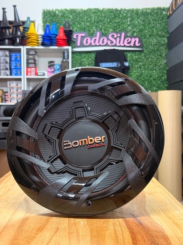 Producto - SIBWOOFER BOMBER CARBÓN 12" 250WRMS BOBINA SIMPLE 4 OHMS SIN CAJON