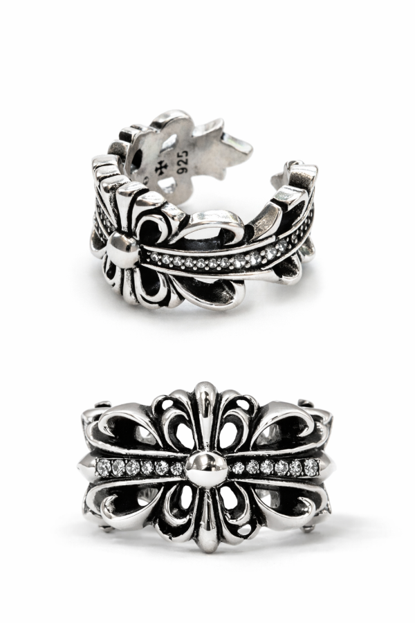 Producto - CHROME HEARTS FLORAL RING DIAMOND