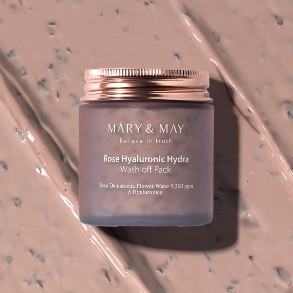 Producto - Mary and May Rose Hyaluronic Hydra Wash off Pack 125g - 0