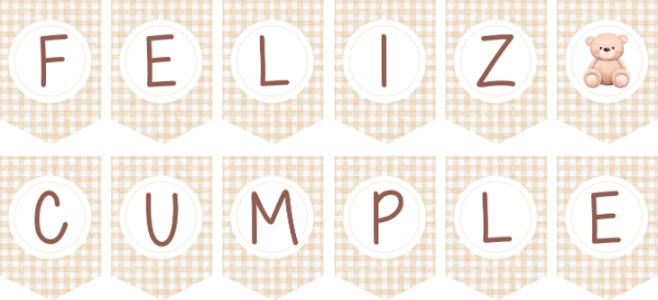 Producto - BANDERIN OSITOS