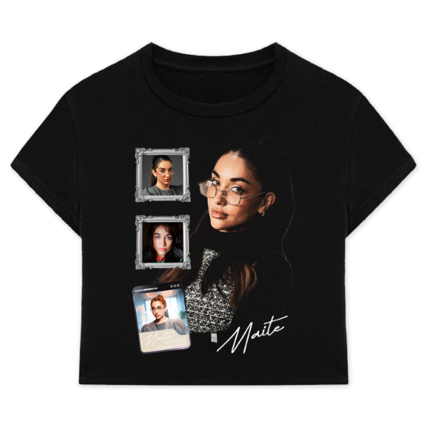 Producto - Baby tee Maite Collage - Maria Becerra