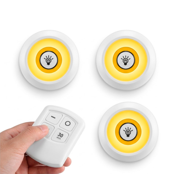 Producto - LIQUIDACION POR FALLA! Pack 3 Luces Con Remoto Emergencia Placar (FUNCIONAN 2)
