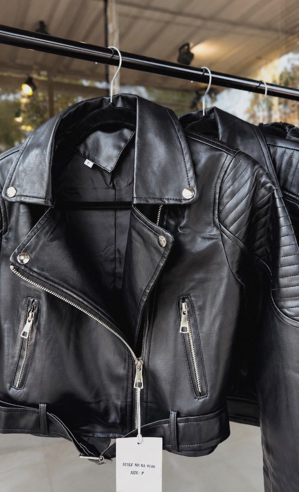Producto - Campera eco cuero/con cinto - 0
